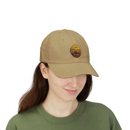 Vintage Compass Dad Cap — Embroidered Adventure Baseball Hat